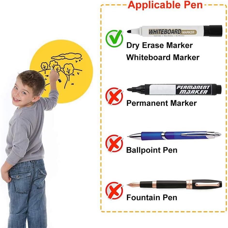 Puntos de Borrado en Seco Coloridos Tesoros Diarios 14pcs 30cm