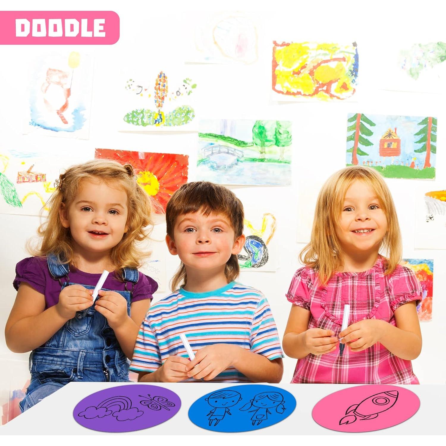 Puntos de Borrado en Seco Outus 28 cm 36 Pzs Vinilo Multicolor