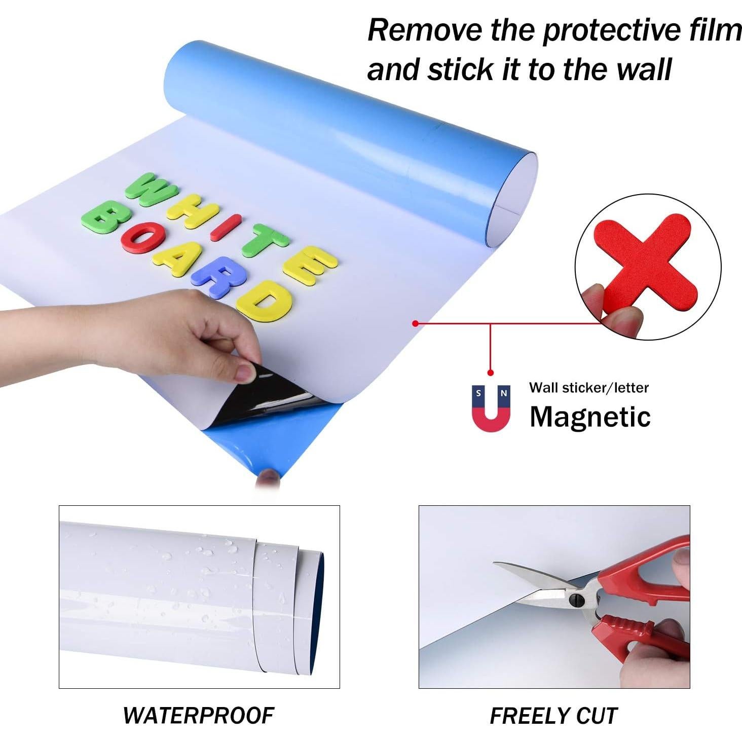 Papel Contacto Magnético Board2by 43.9x101.6 cm Autoadhesivo