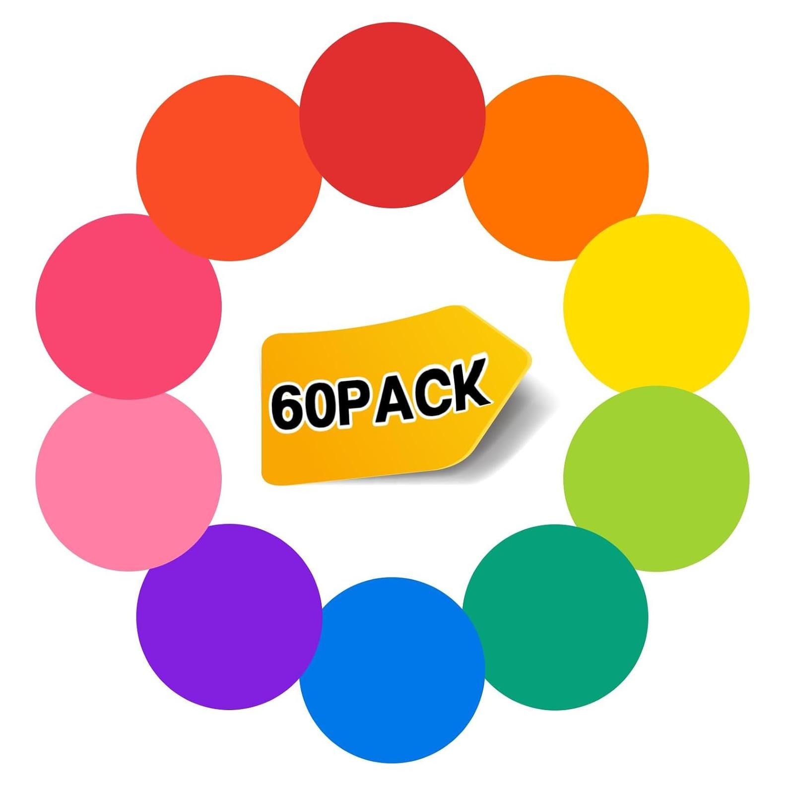 Puntos de Borrado en Seco KLOLKUTTA 60 Pcs 15 cm Multicolor