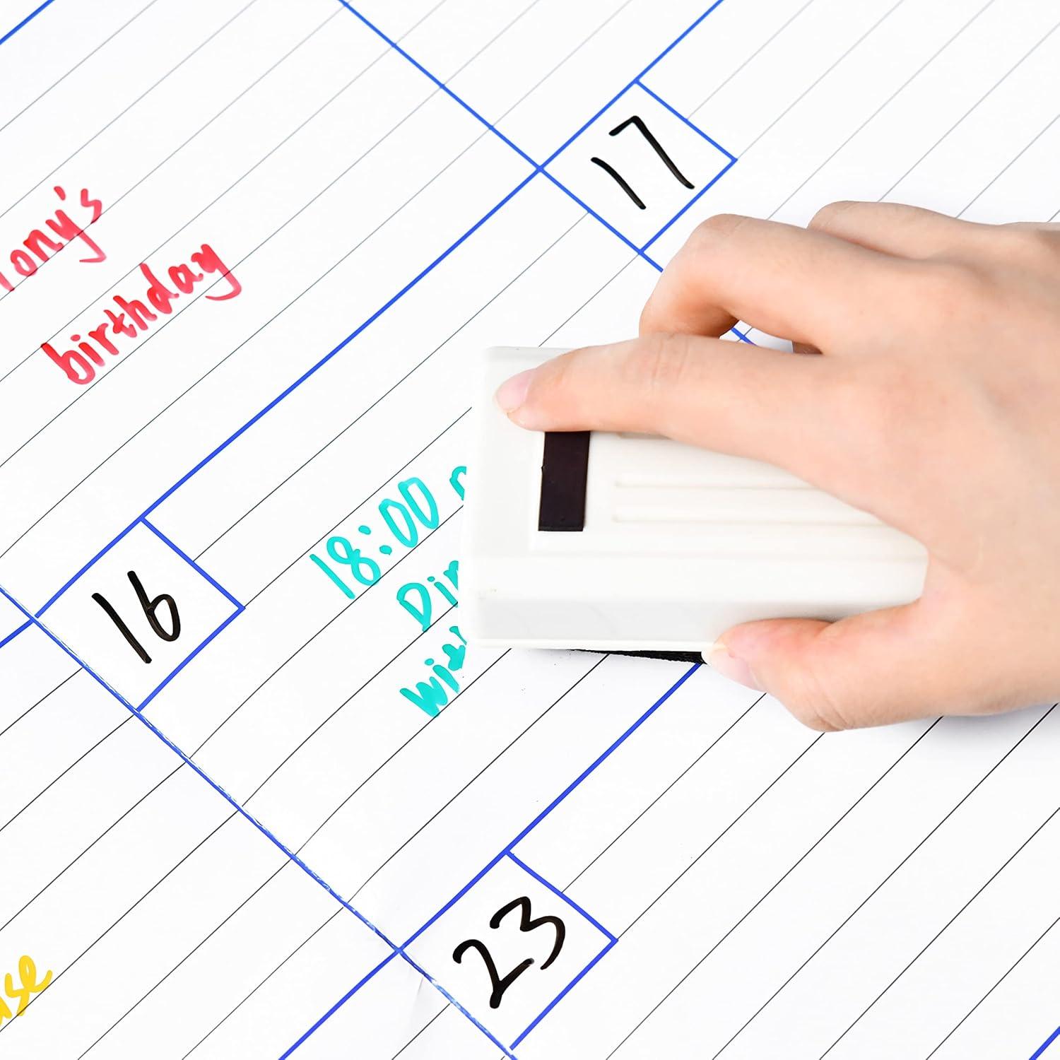 Calendario de Pared Borrable BooQool 101.6x76.2 cm Sin Fecha