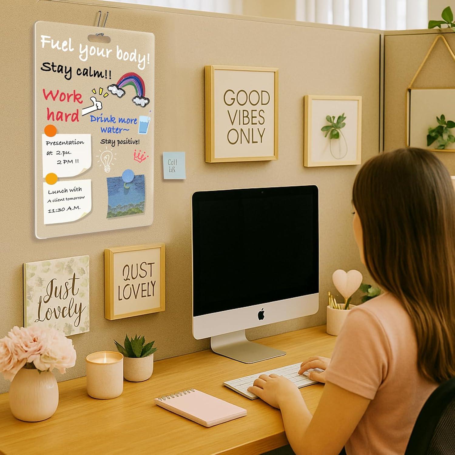 Tablero de Memoria Acrílico Fluffyrug 30x20 cm para Oficina