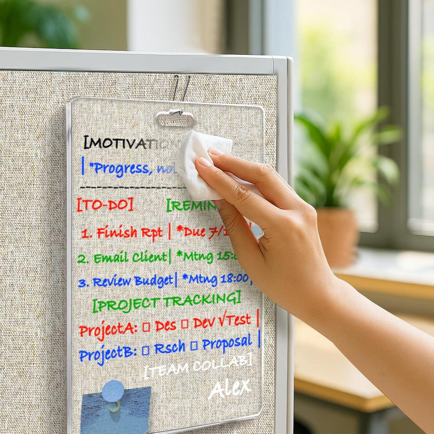 Tablero de Memoria Acrílico Fluffyrug 30x20 cm para Oficina