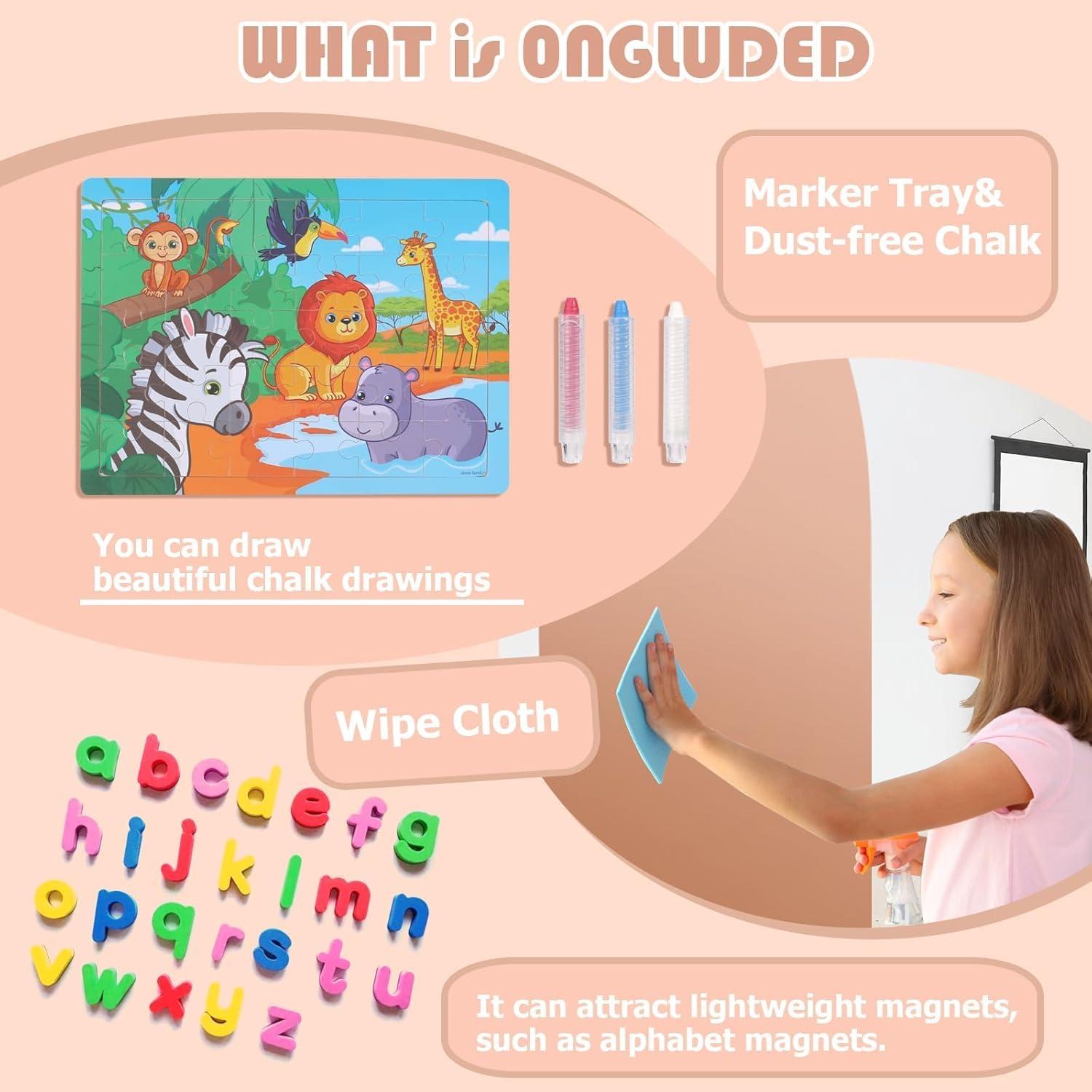 Calcomanía Magnética de Pared Warasee 38x79 cm Té con Leche