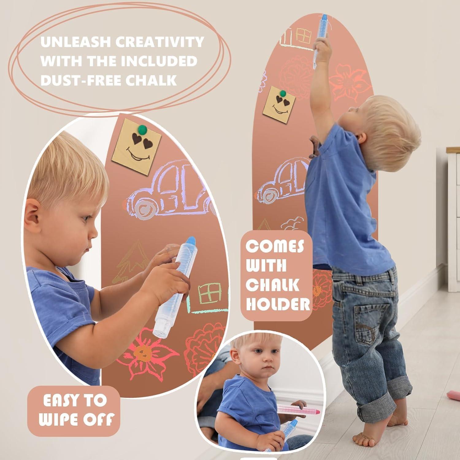 Calcomanía Magnética de Pared Warasee 38x79 cm Té con Leche