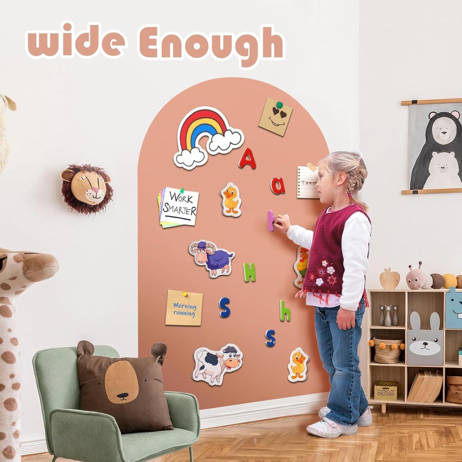 Calcomanía Magnética de Pared Warasee 38x79 cm Té con Leche