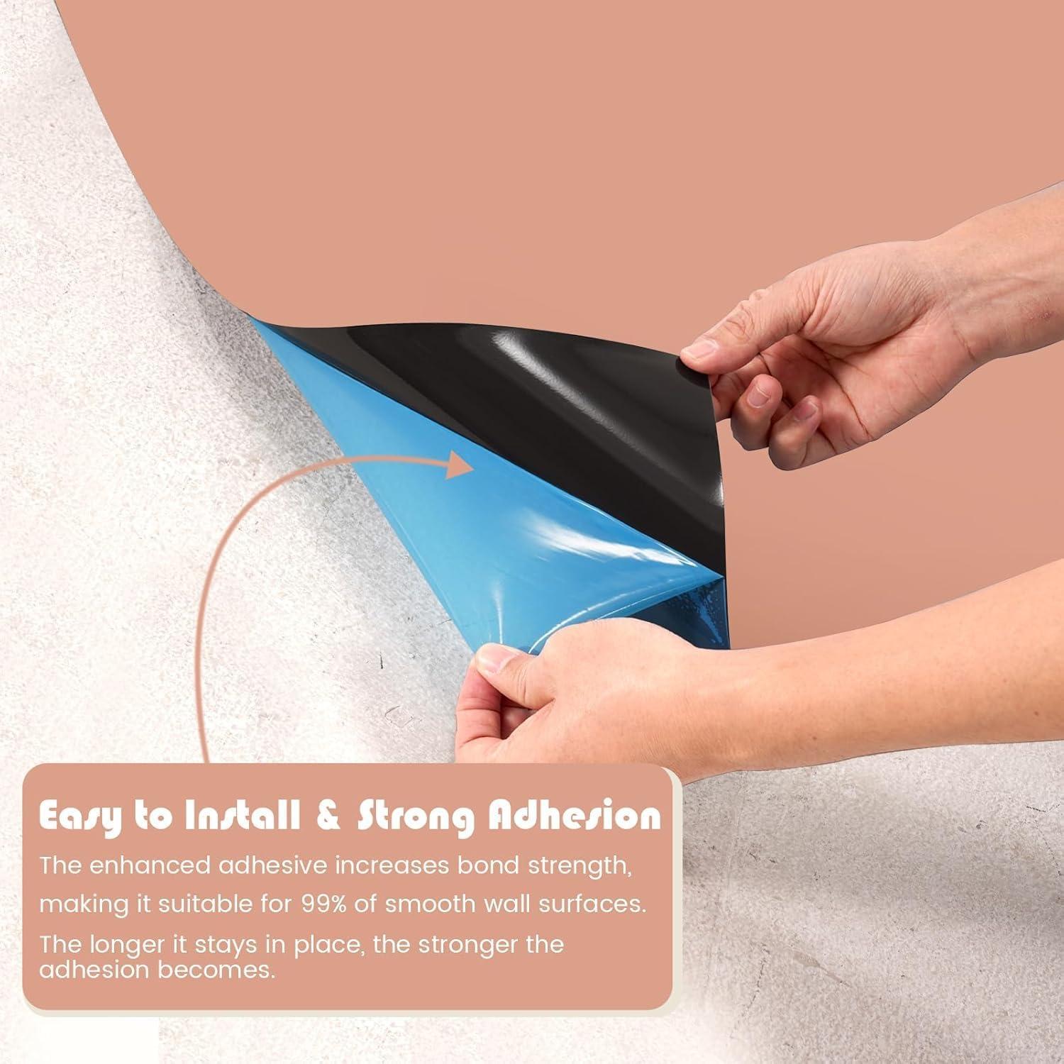 Calcomanía Magnética de Pared Warasee 38x79 cm Té con Leche