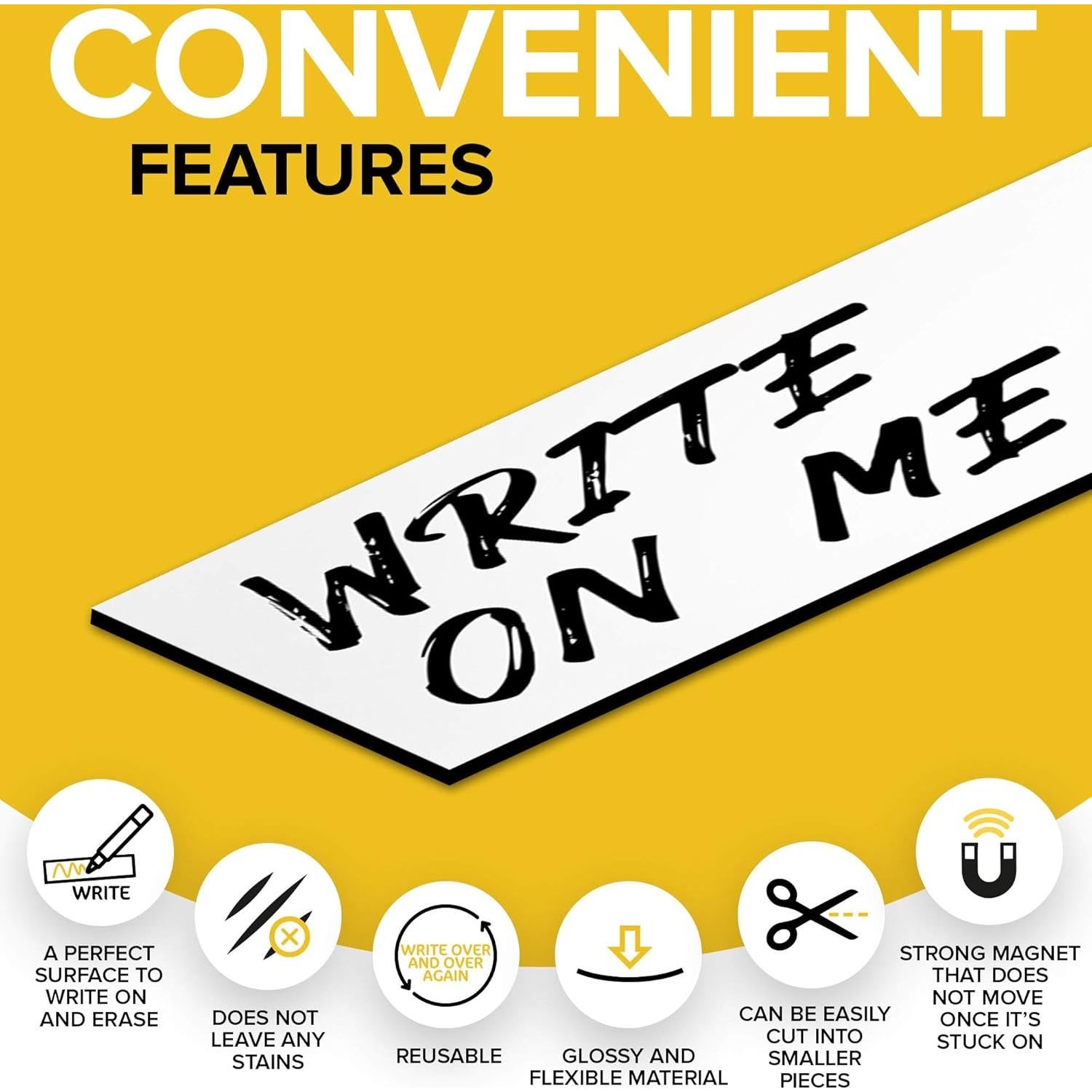 Cinta Magnética X-bet MAGNET 7.62m x 2.54cm Imán Blanco