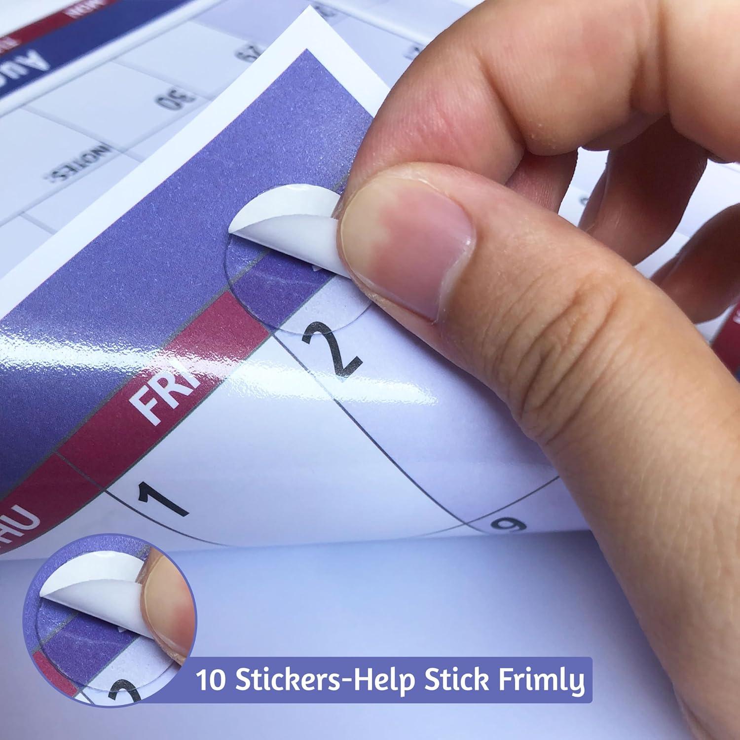 Calendario de Pared Borrable 2026 BowCuk 97x64 cm Reversible