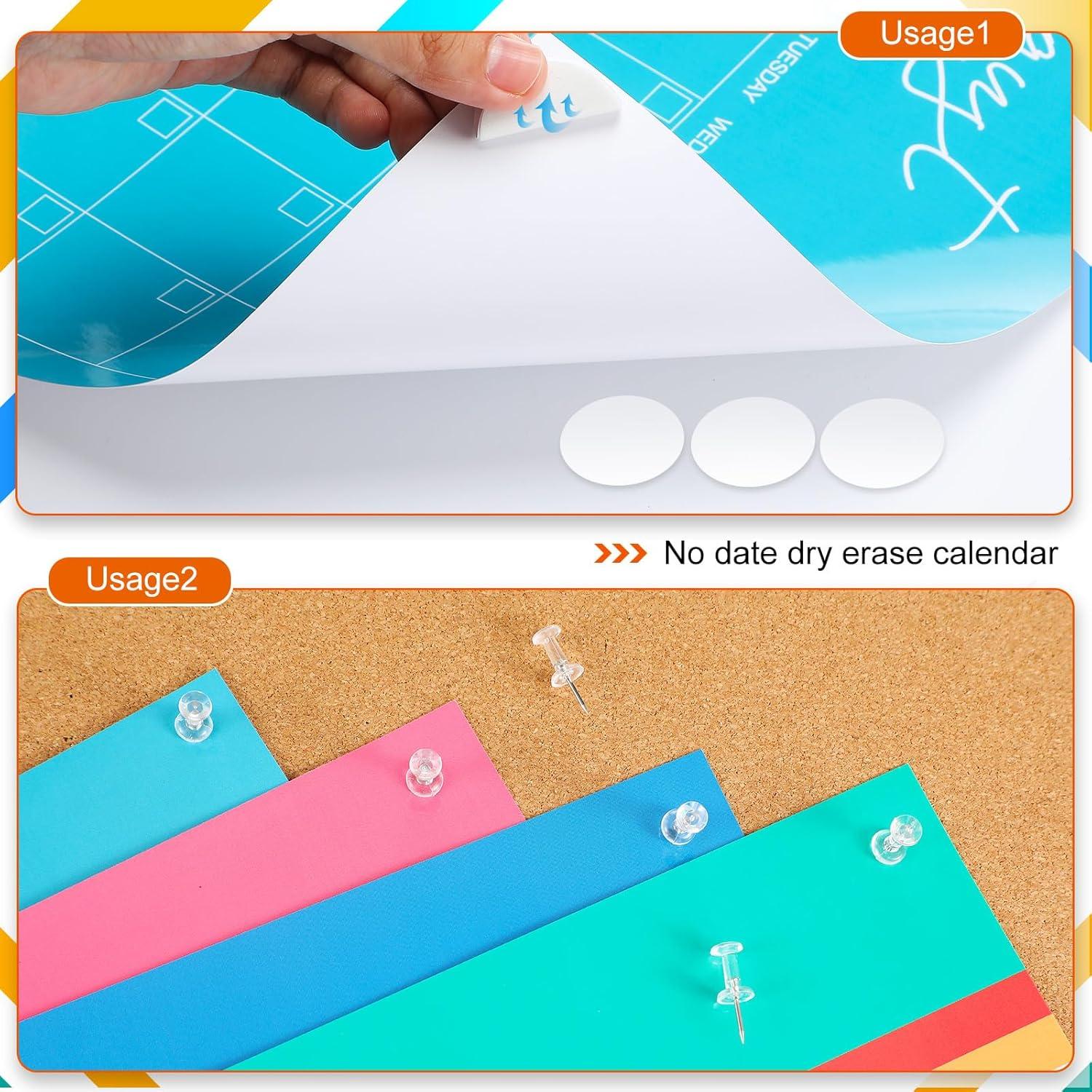 Calendario de Pared Borrable Faccito 30.5 x 43.2 cm 18 Pcs