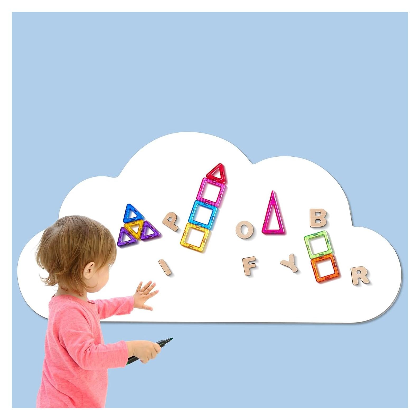 Calcomanía Magnética para Pared Zonon 100x55 cm Blanca