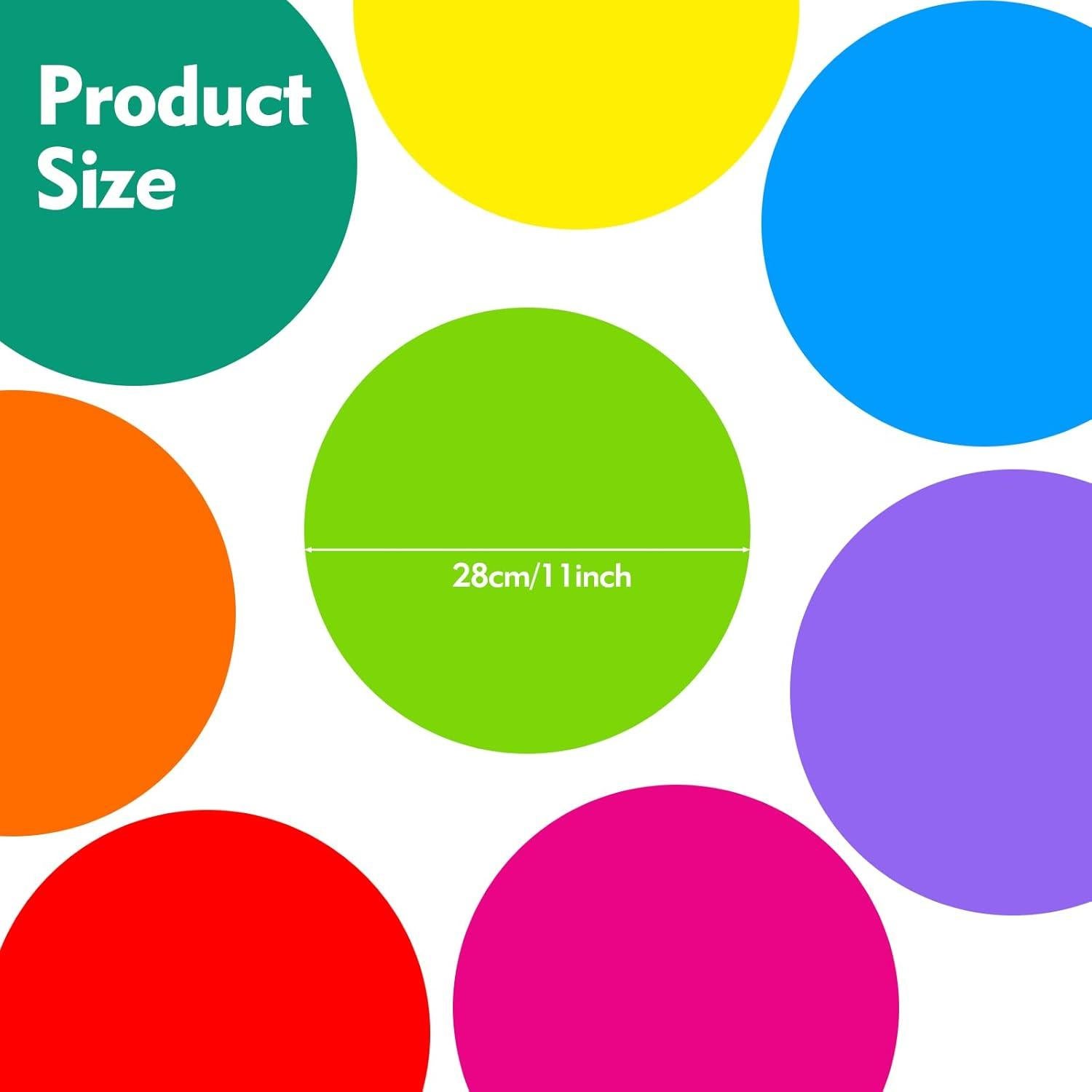 Puntos de Borrado en Seco LYCBTC - 8 Etiquetas Reutilizables 28x28cm