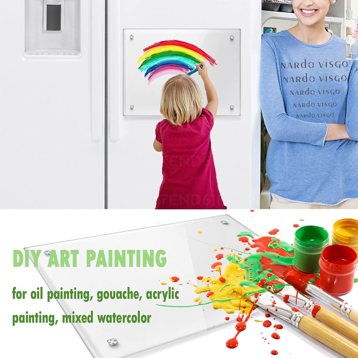 Tablero Magnético Acrílico RAXMIN 15x11 cm con 4 Marcadores