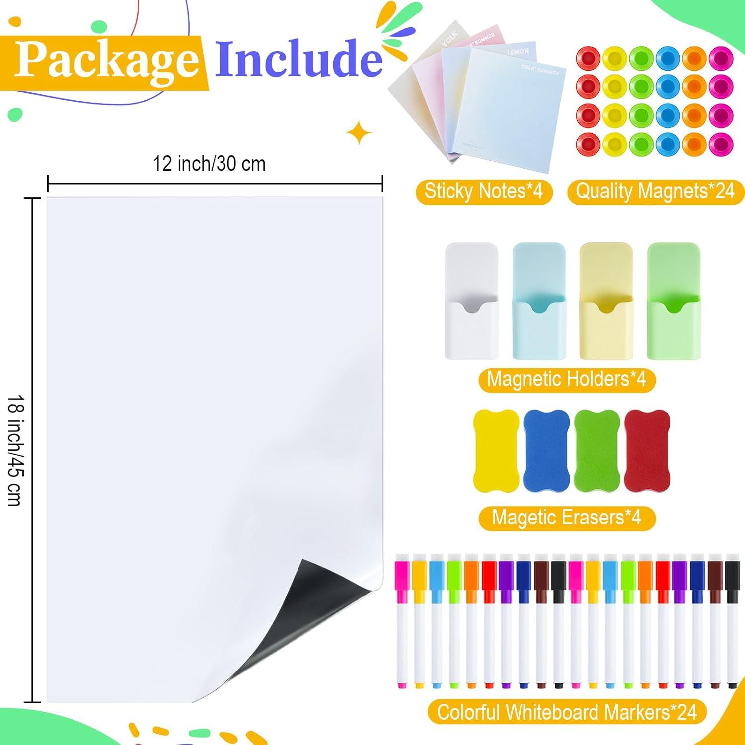 Papel Contacto Pizarra Blanca Magnética ReliThick 30x45cm 4 Pcs