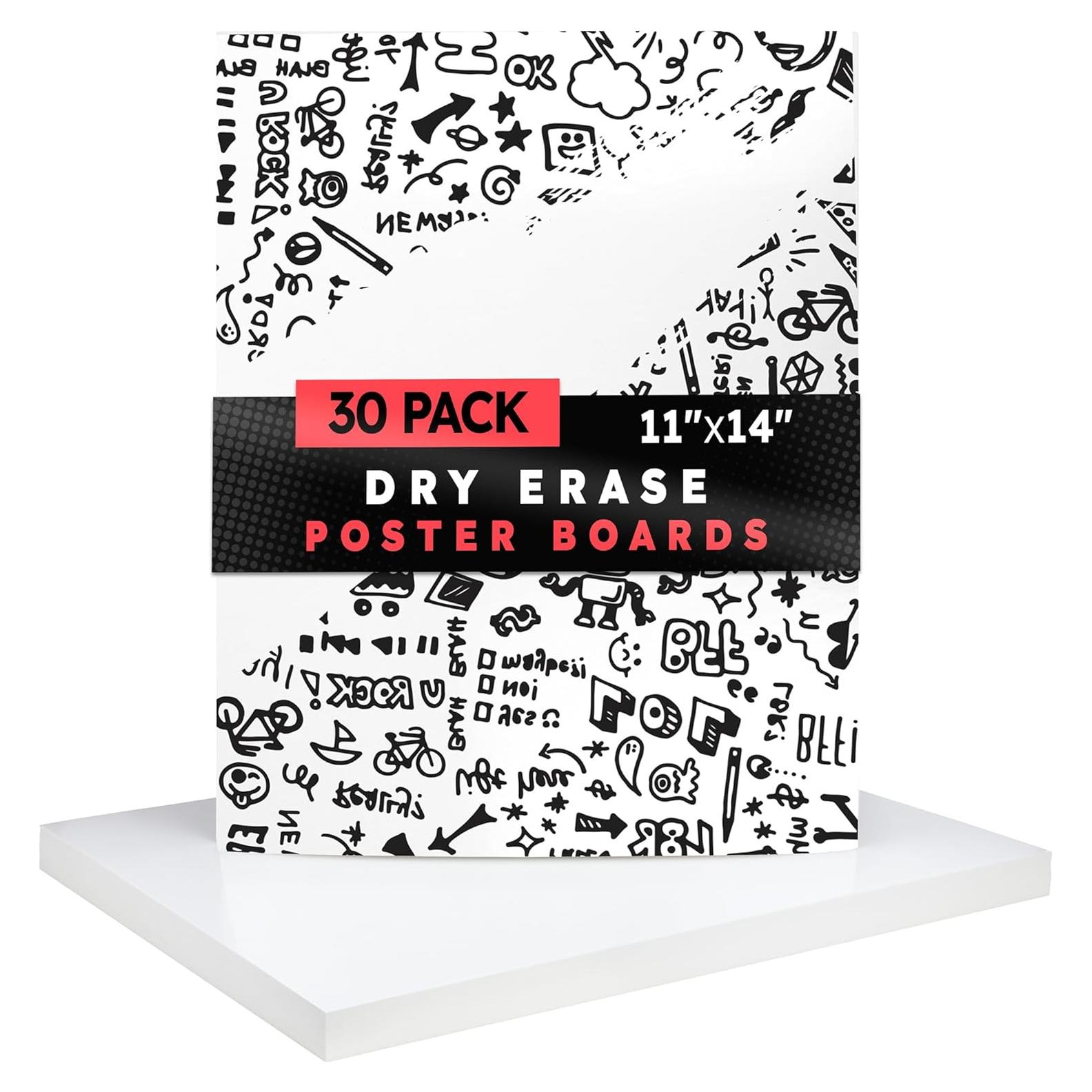 Papel Borrado en Seco Hygloss 28x36 cm - 30 Hojas Reutilizables