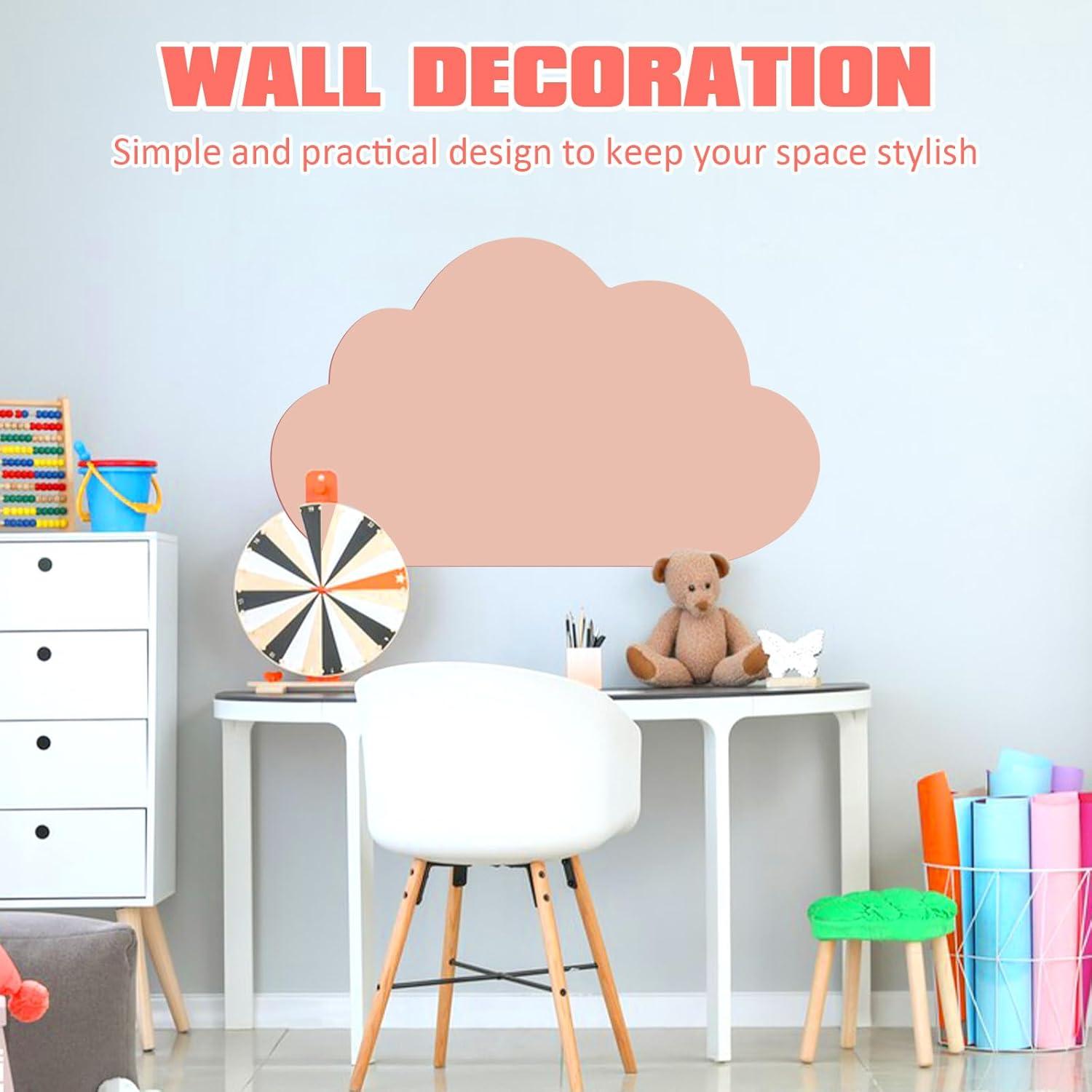 Calcomanía Magnética de Pared Nube Rosa 100x60 cm Kuabiz