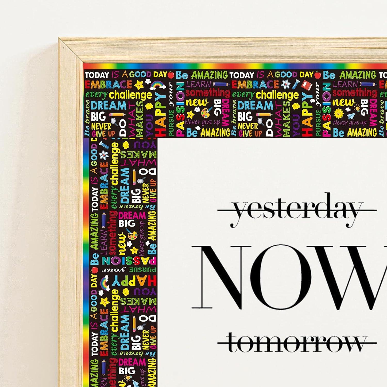 Borde Autoadhesivo Motivacional Pajean 30m x 7.62cm Multicolor