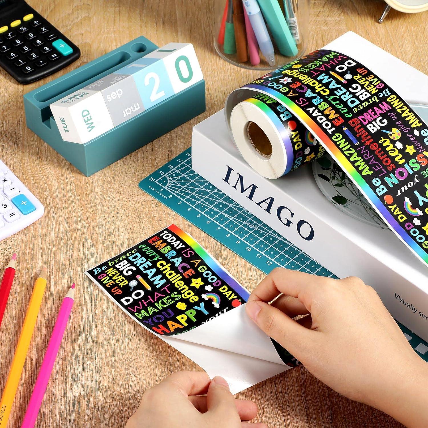 Borde Autoadhesivo Motivacional Pajean 30m x 7.62cm Multicolor