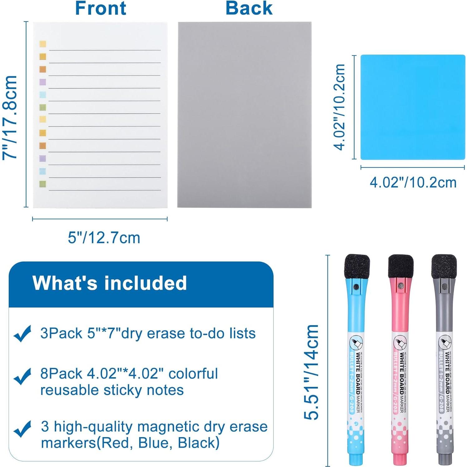 Set de 14 Listas de Tareas y Notas Adhesivas Yoption