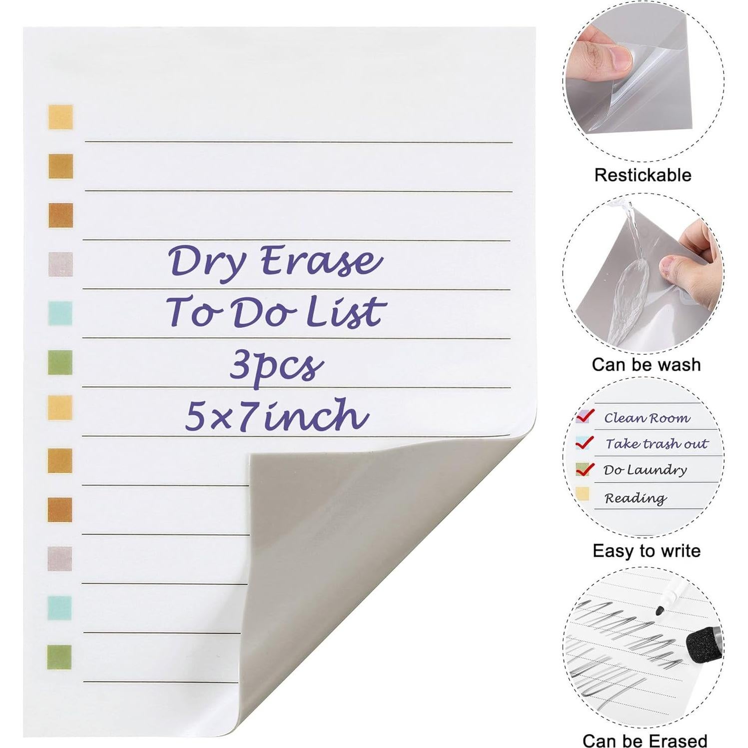 Set de 14 Listas de Tareas y Notas Adhesivas Yoption