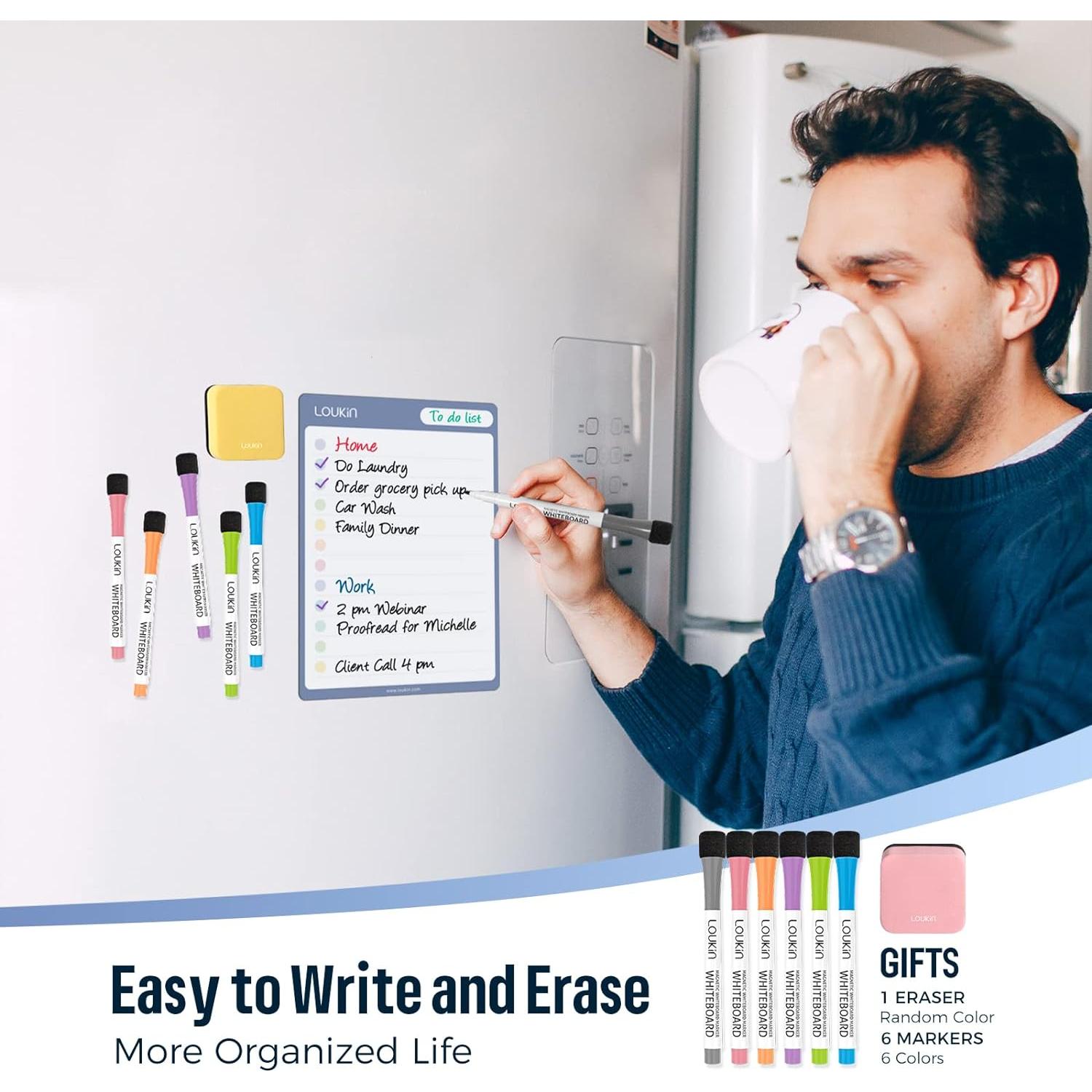 Listas de Verificación Borrado en Seco Loukin 4 Paquete 15x20cm