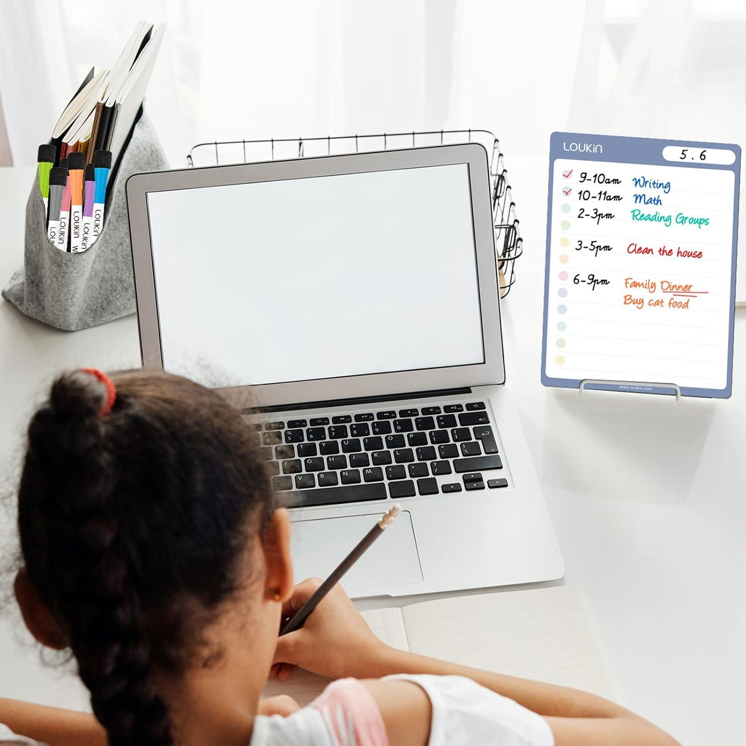 Listas de Verificación Borrado en Seco Loukin 4 Paquete 15x20cm