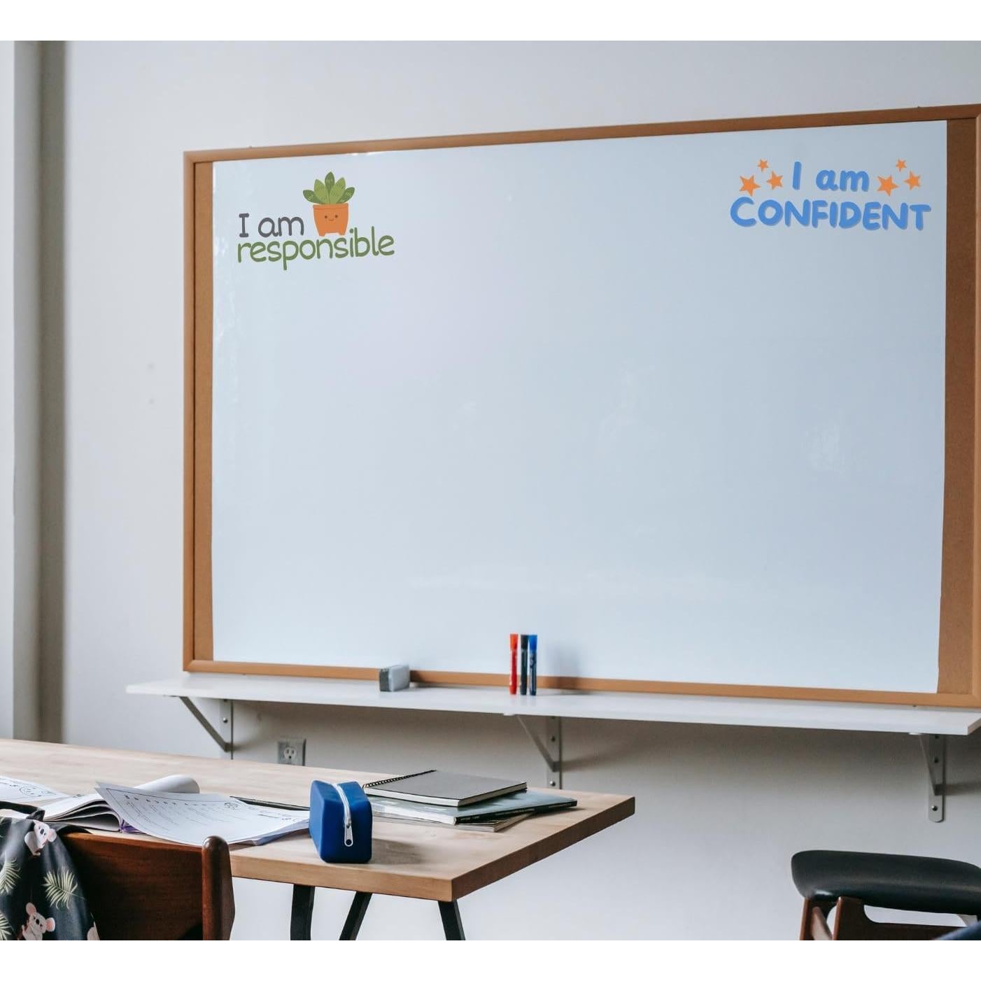 Calcomanías Estáticas Reutilizables Britespark - Afirmaciones Positivas - Set de 10