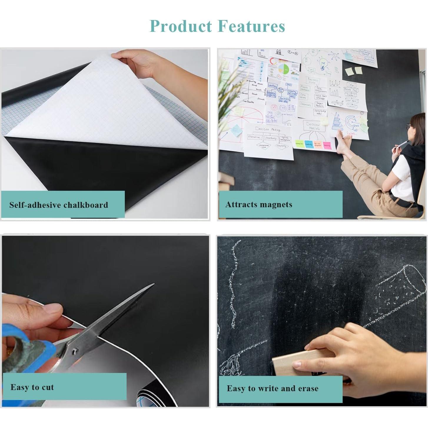 Papel Contacto de Pizarra Magnética Qiytecno 61x91.4cm