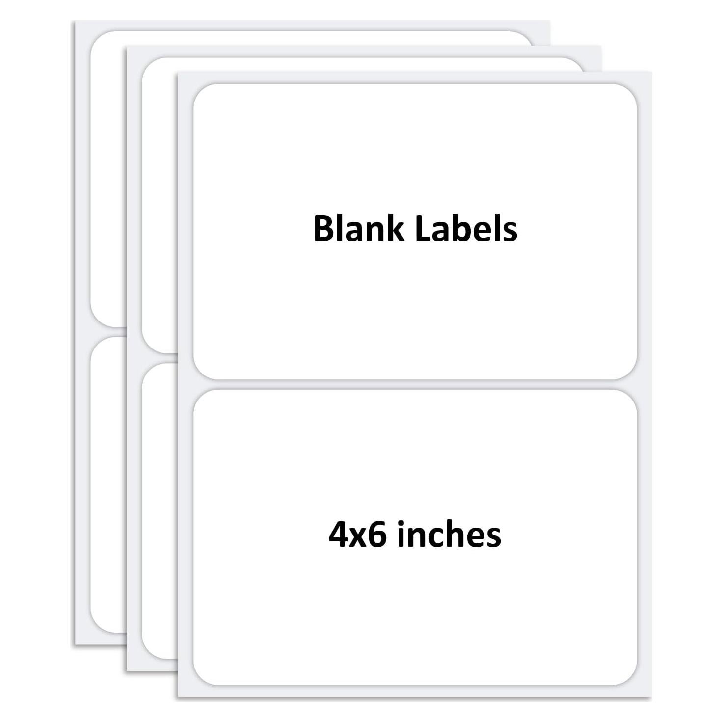 Etiquetas Adhesivas Borrables SVNOOC 4x6 cm 6 Paquete