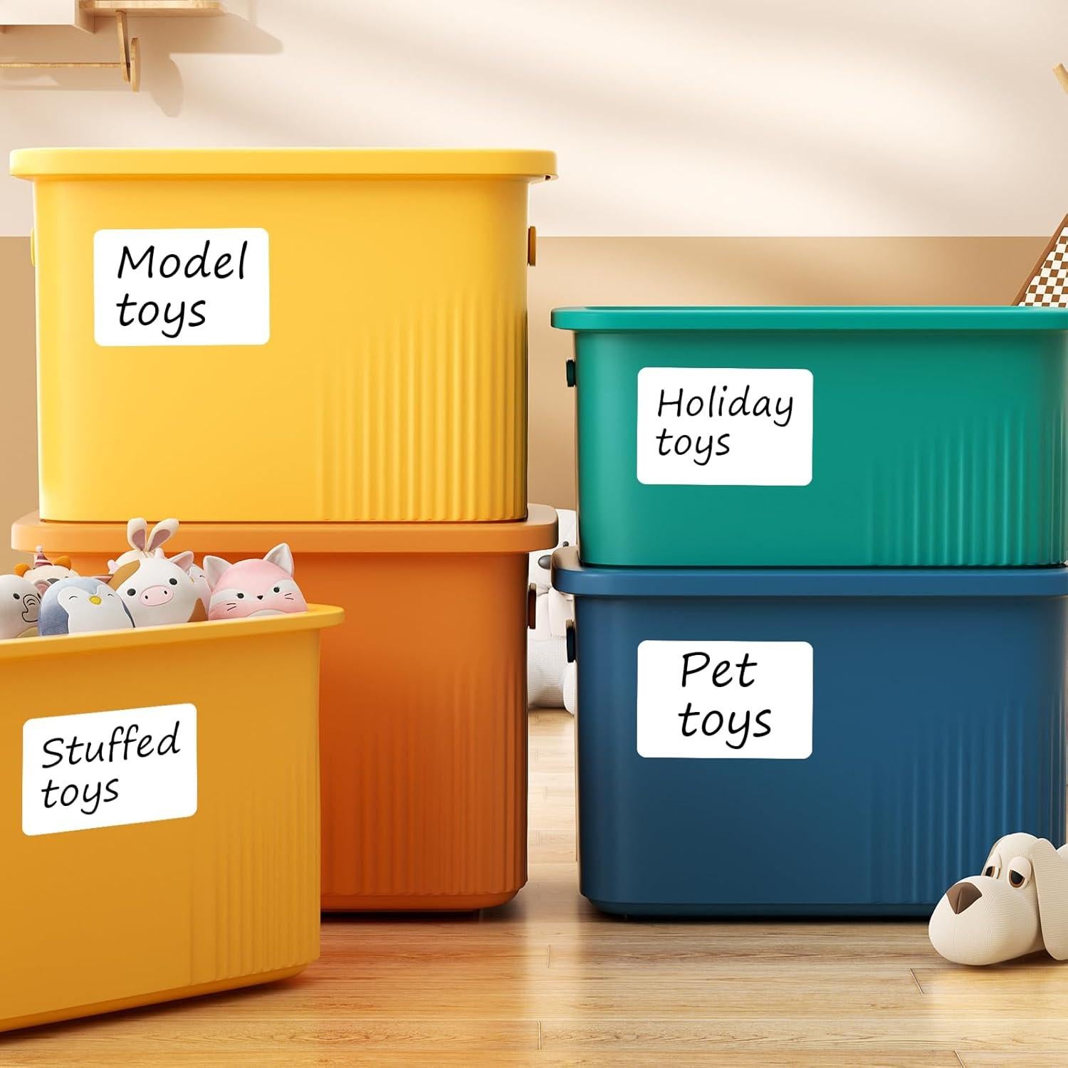 Etiquetas Adhesivas Borrables SVNOOC 4x6 cm 6 Paquete