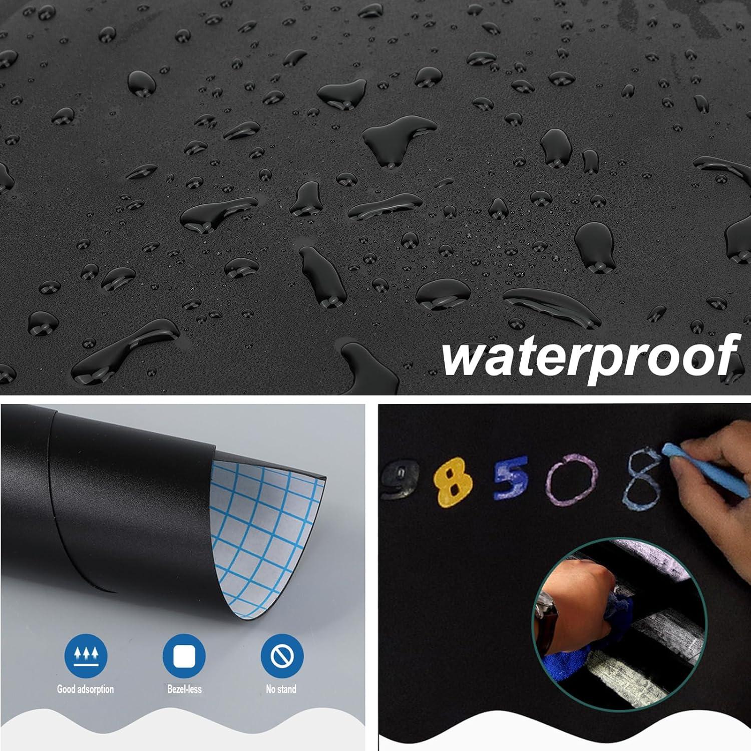 12 Círculos Borrables Negros FANOST 30 cm para Paredes