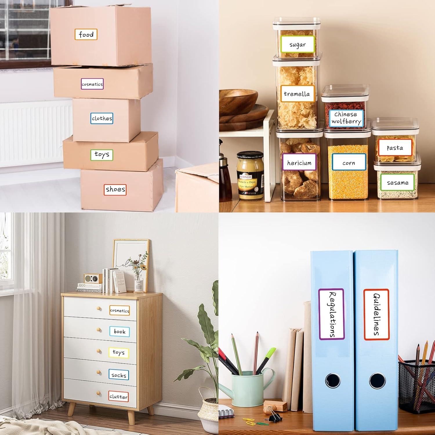 Etiquetas Reutilizables Borrado en Seco SVNOOC 5x10 cm 8 Colores