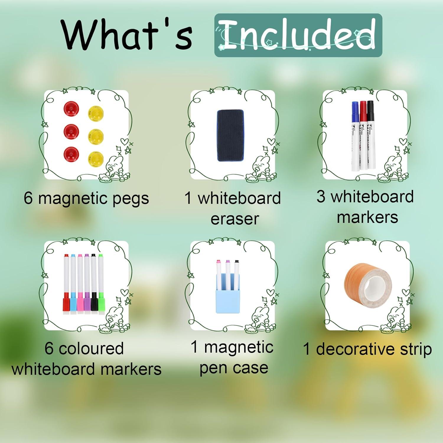 Papel de Pizarra Blanca Magnética Dreamtrue 61x40.6 cm