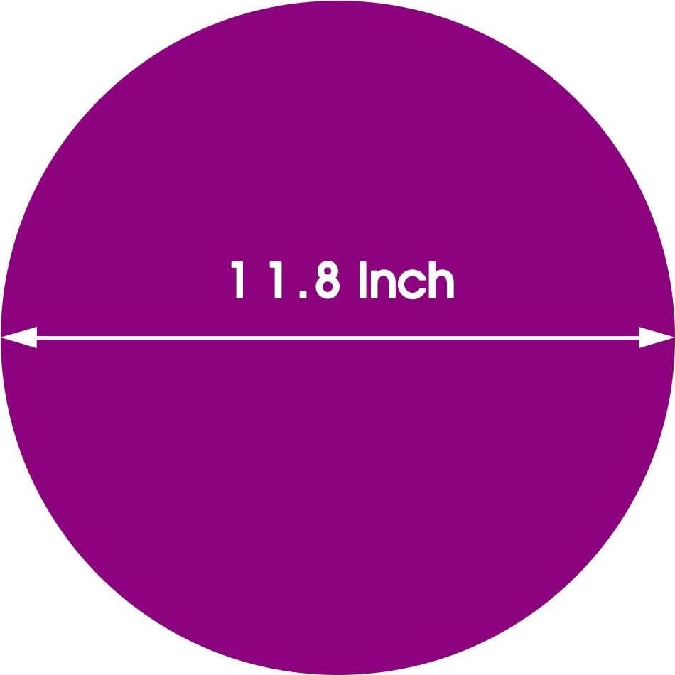 Círculos de Borrado en Seco Kalkehay - 8 Piezas 30 cm Coloridos