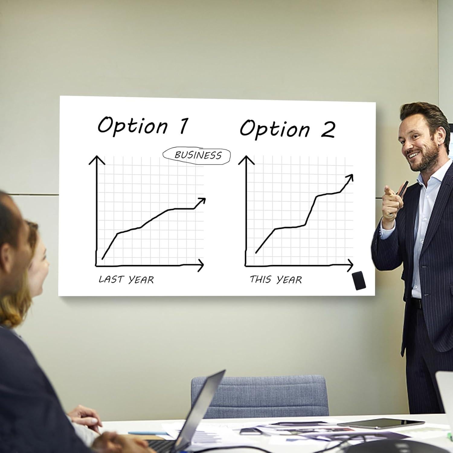 Papel Contacto Pizarra Blanca Magnética Septo 99x46 cm