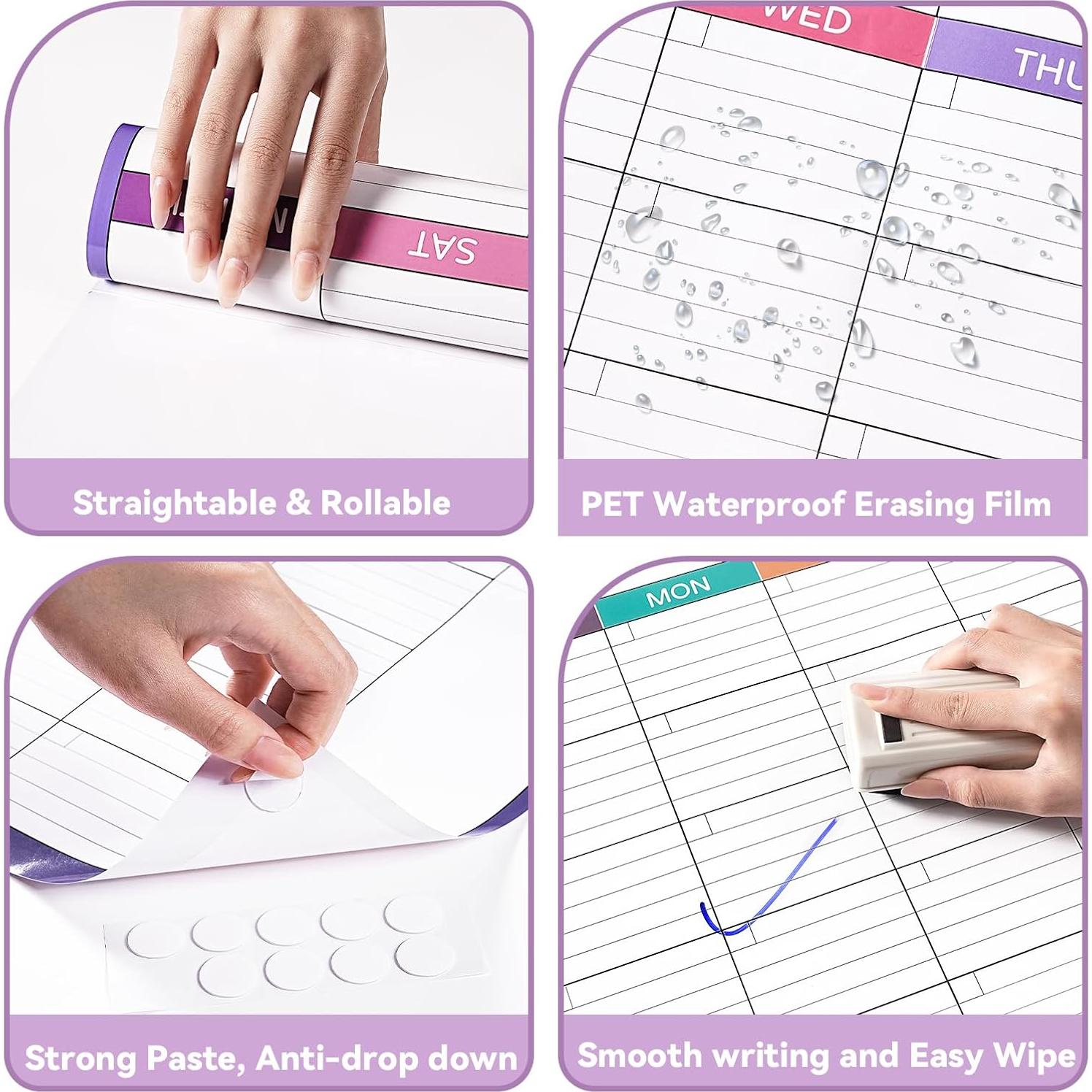 Calendario de Pizarra Blanca Youthamazing 3 Meses 71x102 cm