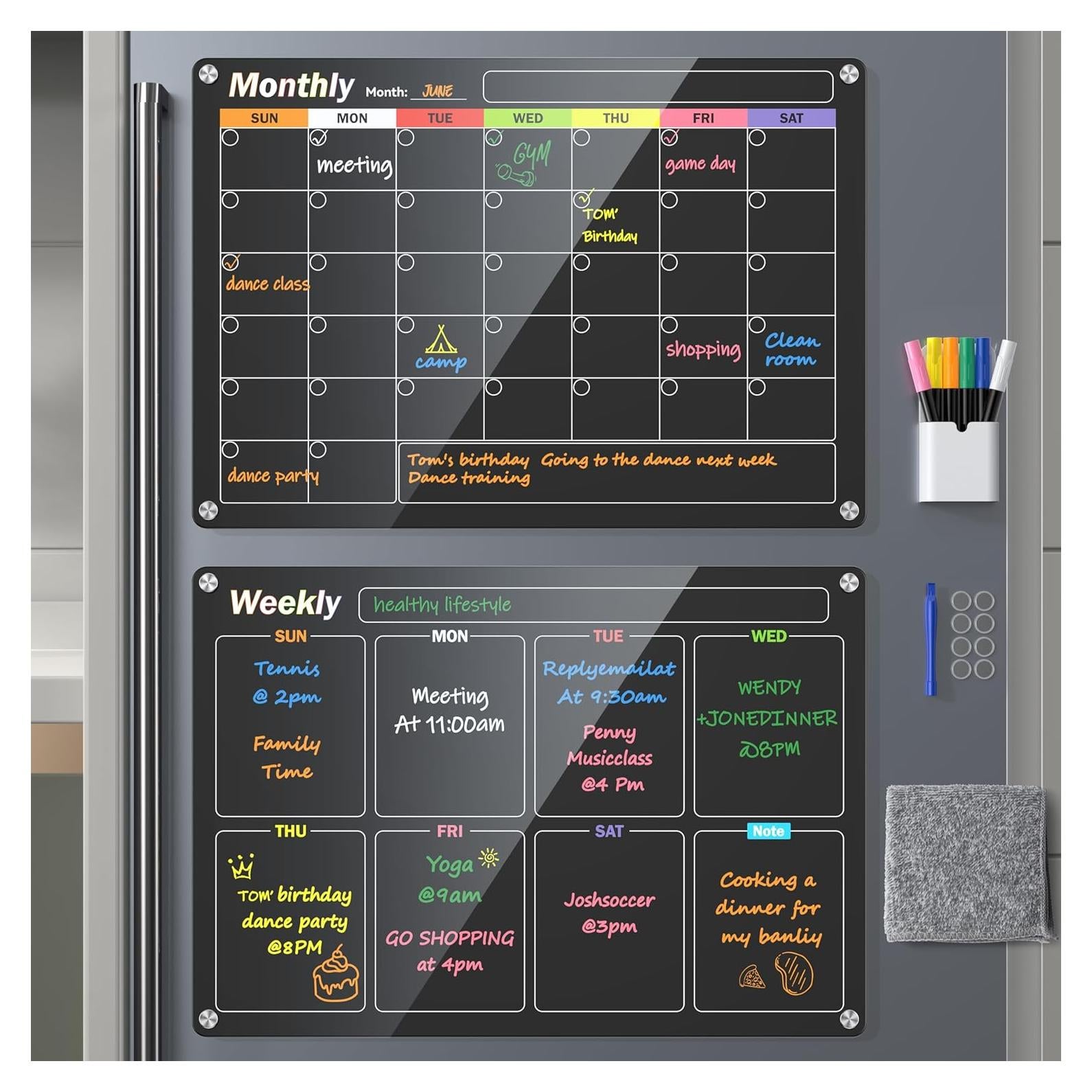 Tablero Acrílico Magnético Borrable 43.2x30.5cm DongHiaXing