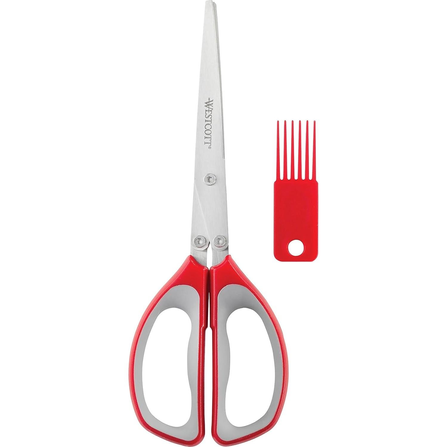 Tijeras Destructoras Westcott 8" Rojo Acero Inoxidable