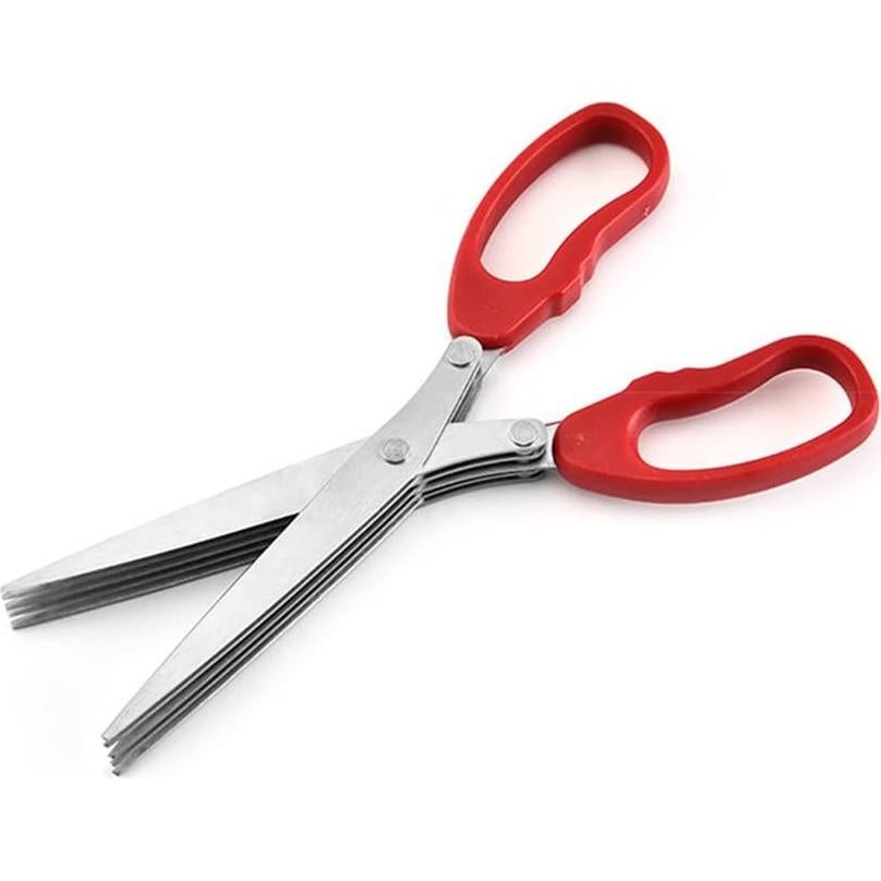 Tijeras Desgarradoras MagiDeal 19 cm Acero Inoxidable Rojo