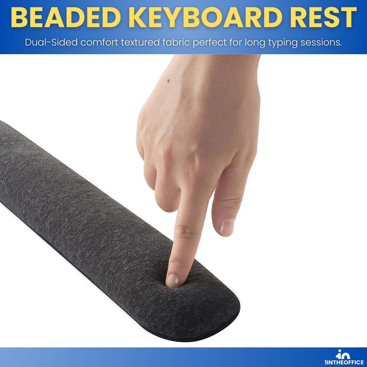 Almohadilla Ergonómica para Muñeca 1EnLaOficina con Perlas