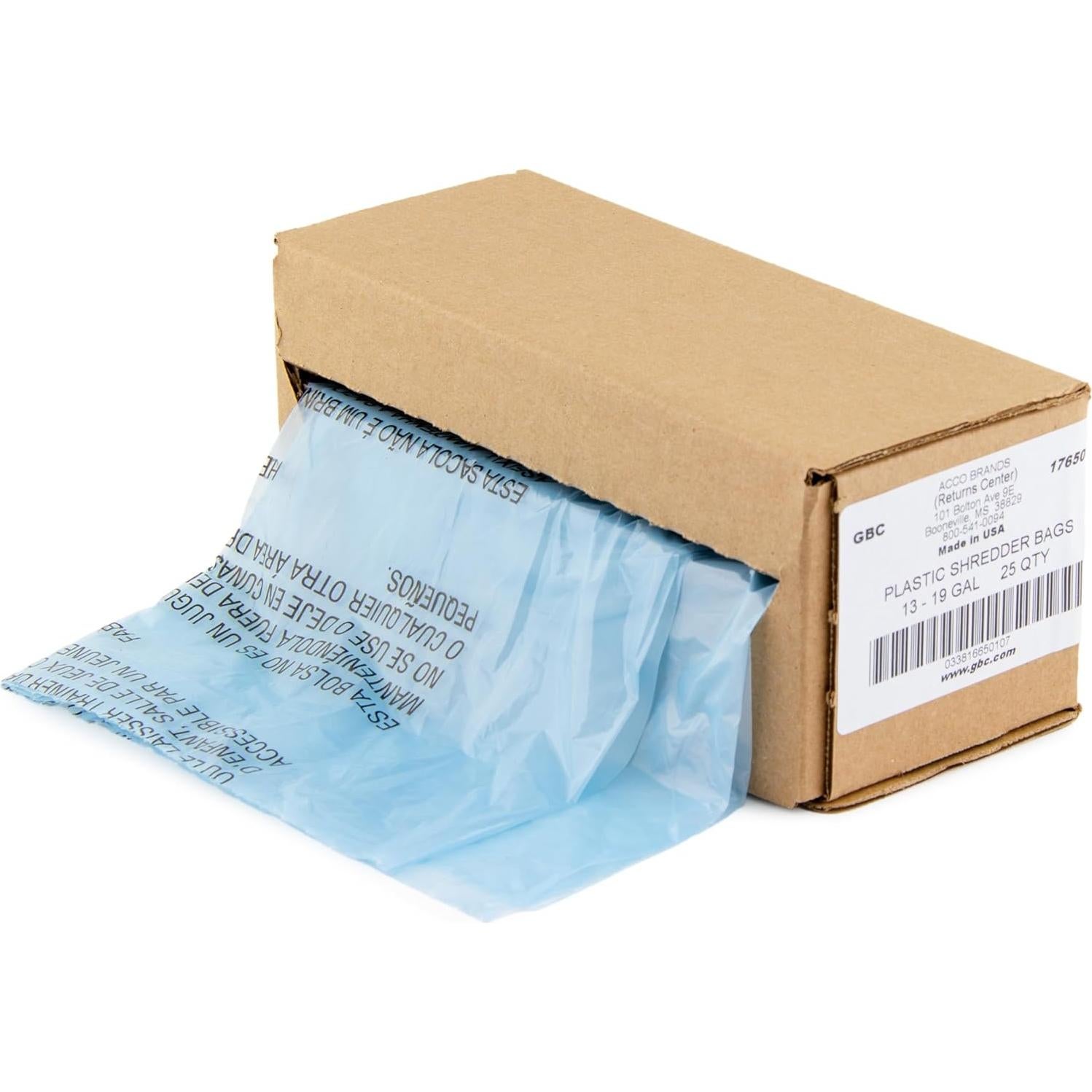 Bolsas para Trituradoras Swingline 13-19 Galones 25/Caja