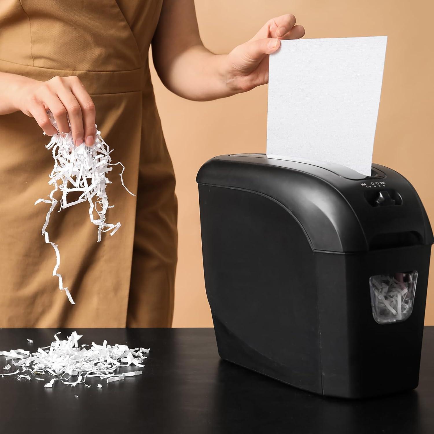 100 Hojas Lubricantes para Trituradoras de Papel Feifeiya 15.5x22 cm