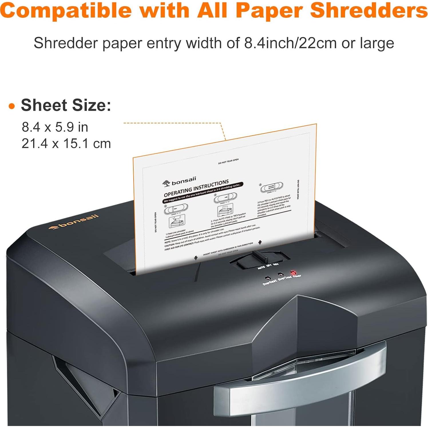 Hojas de Lubricante para Trituradoras Bonsaii - Paquete de 12