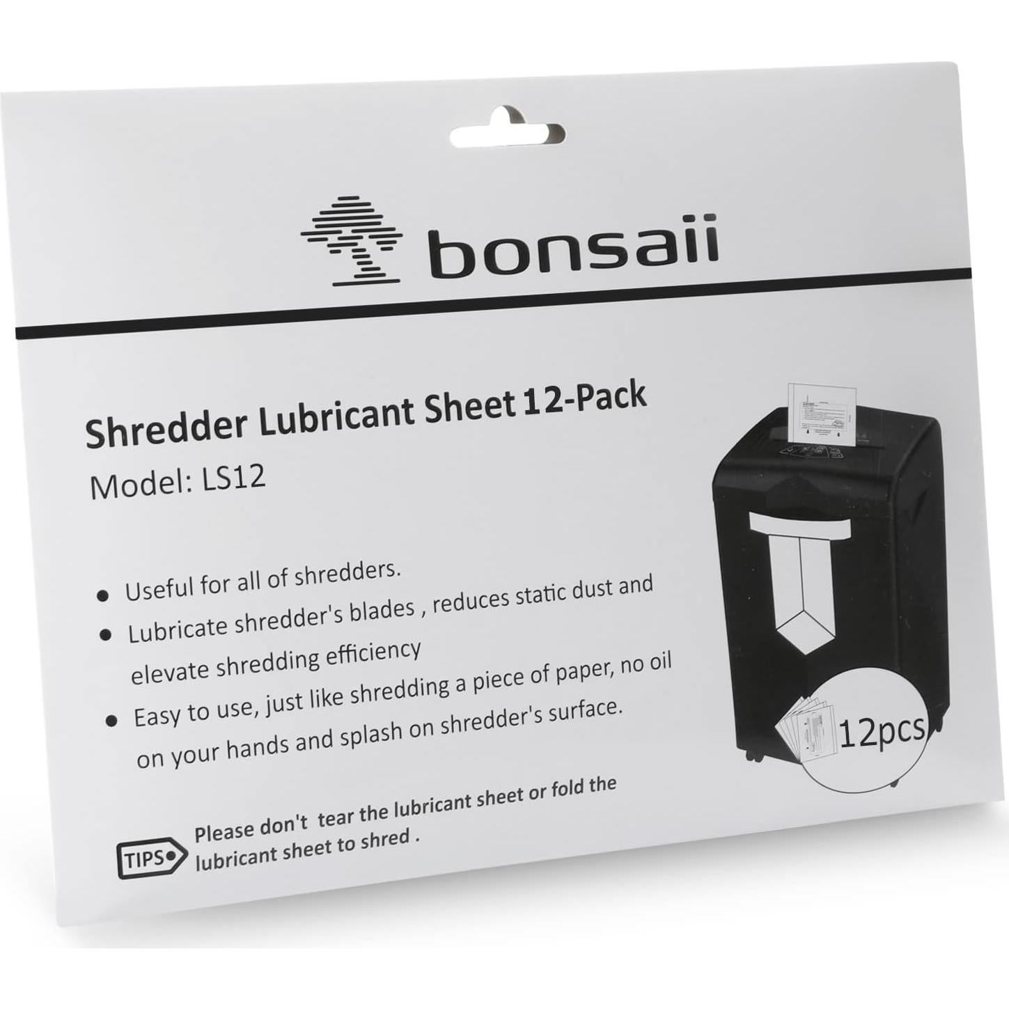 Hojas de Lubricante para Trituradoras Bonsaii - Paquete de 12