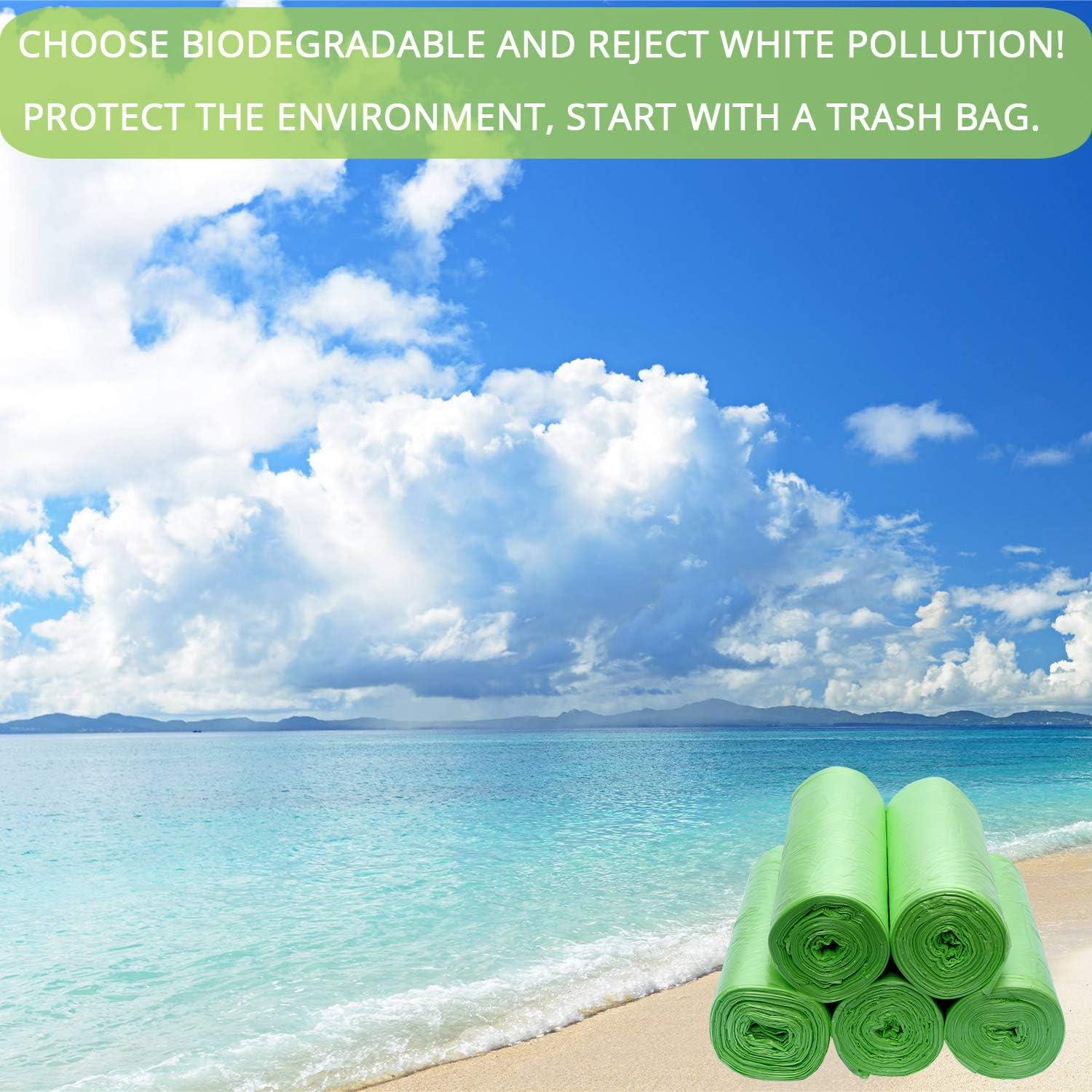 Bolsas de Basura Biodegradables WADNGXM 6 Galones 100 Unidades