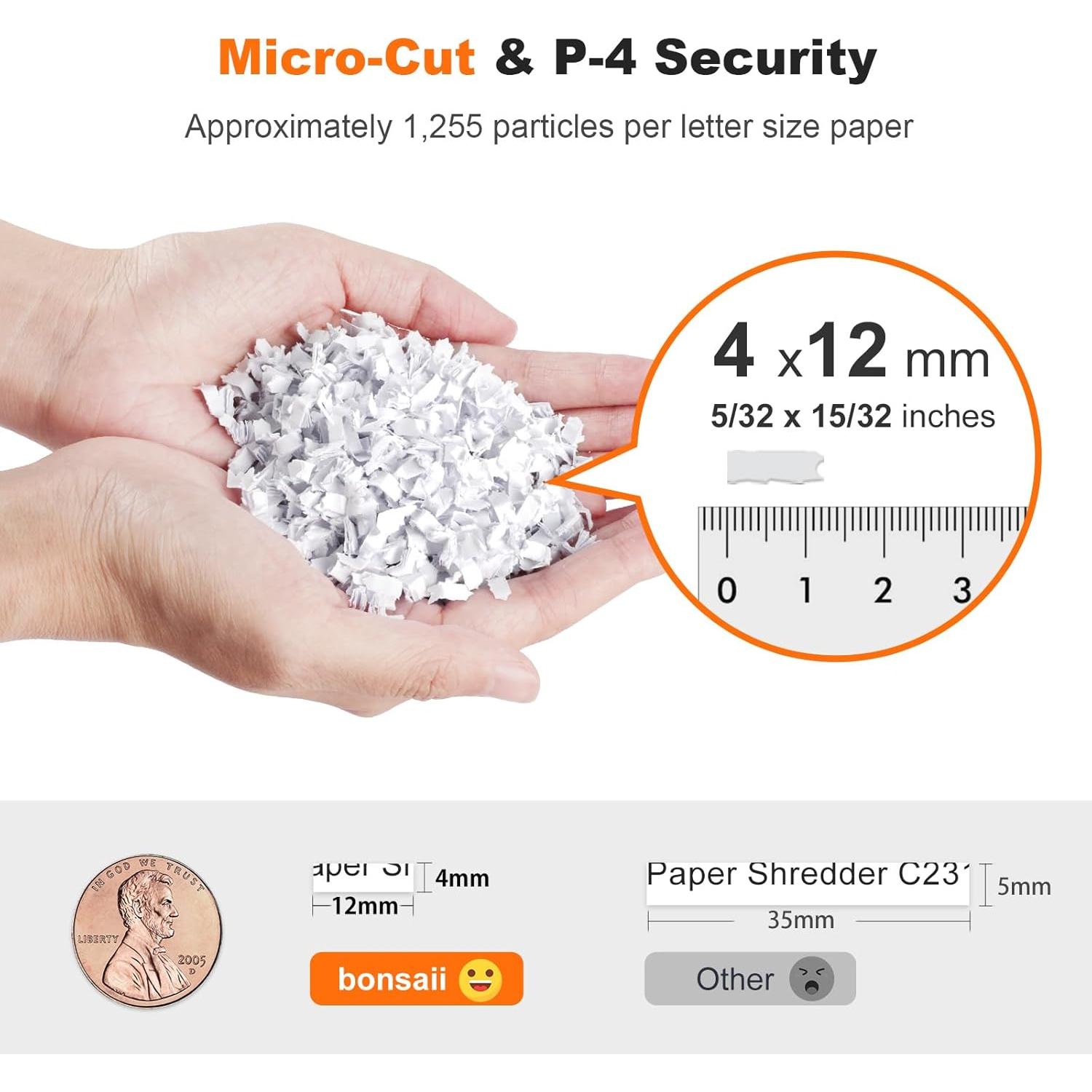 Trituradora de Papel Bonsaii C231-D Automática 100 Hojas