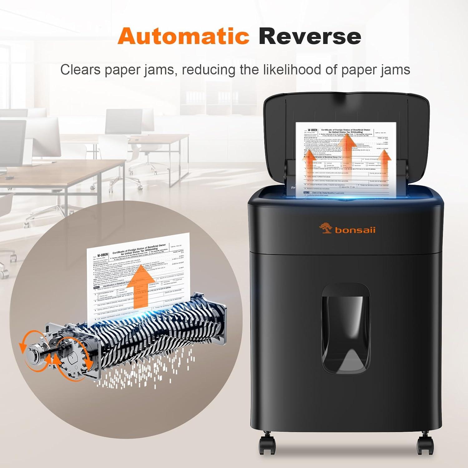 Trituradora de Papel Bonsaii C231-D Automática 100 Hojas