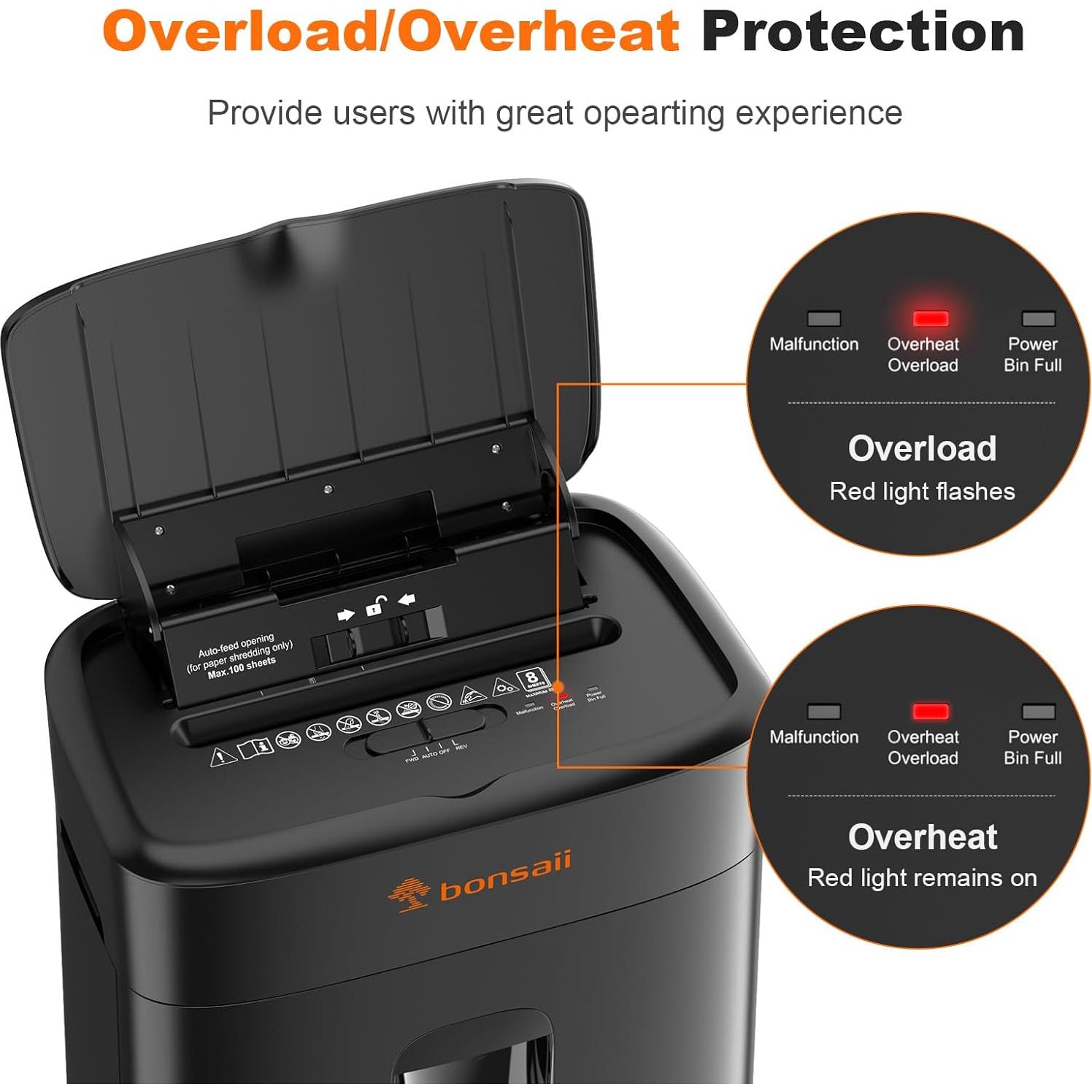 Trituradora de Papel Bonsaii C231-D Automática 100 Hojas