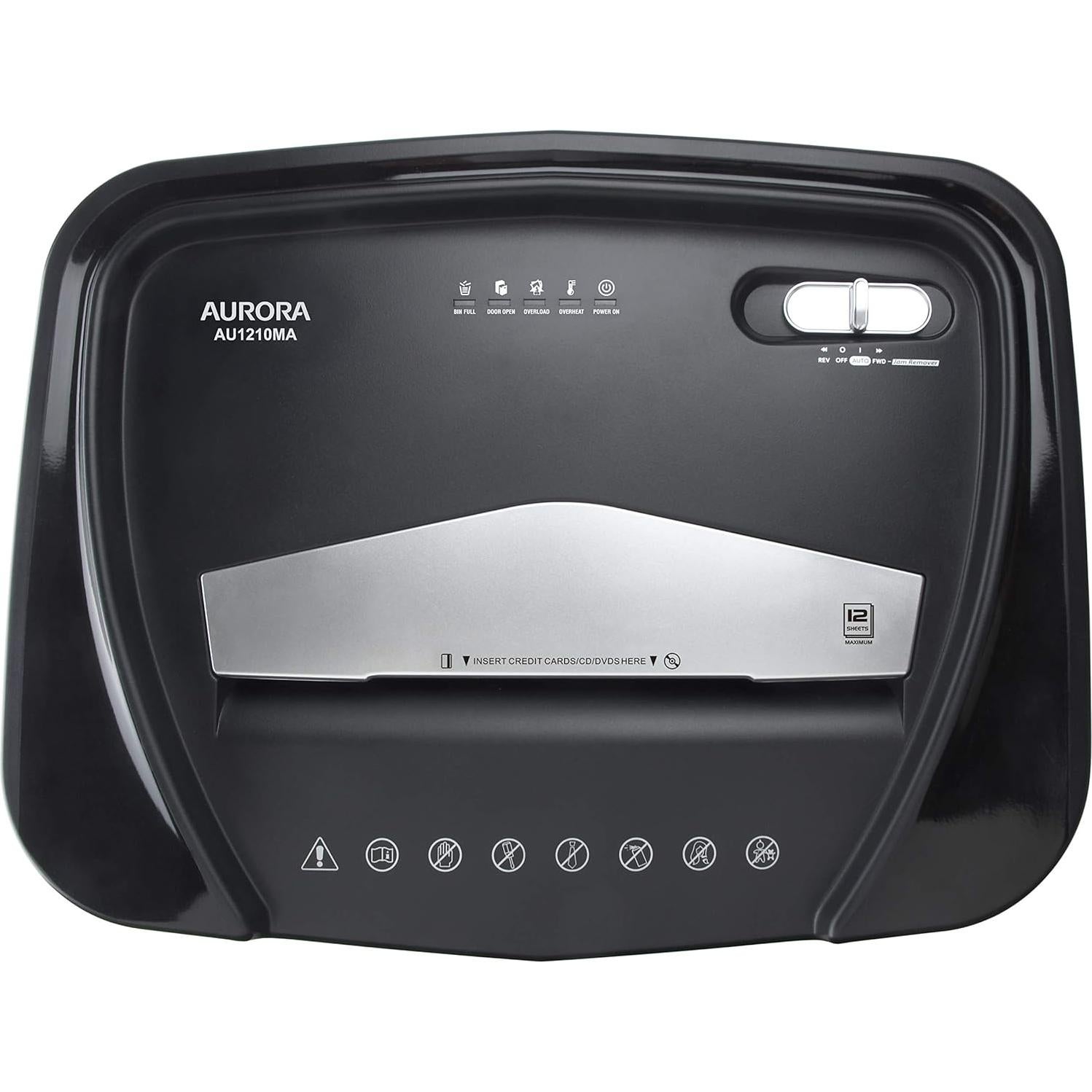 Destructora de Papel Aurora AU1210MA Micro-Corte 12 Hojas