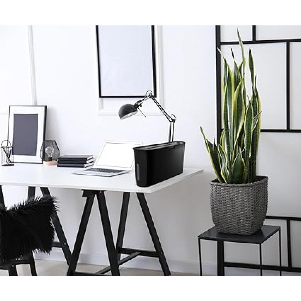 Destructora de papel Aska B08BK compacta negra corte en cruz